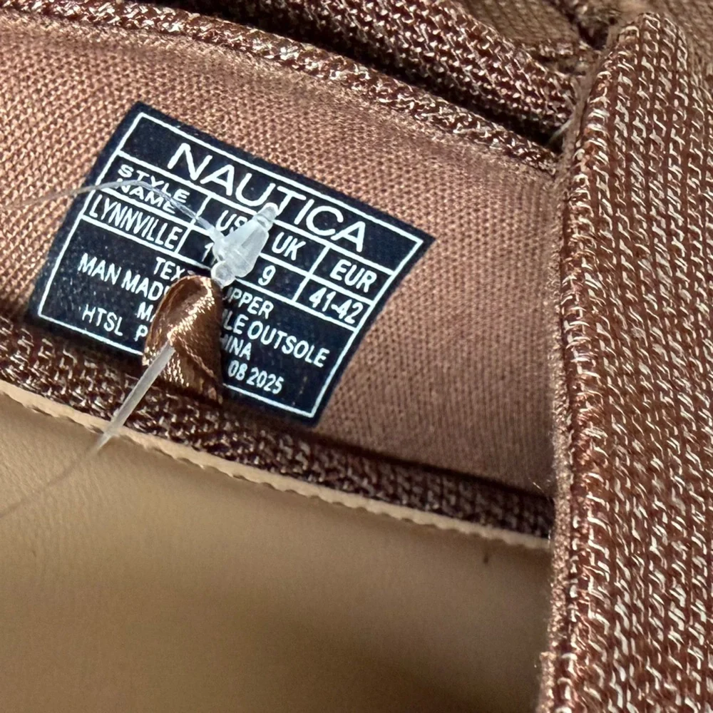 Nautica|Women's Brown Tan slip on loafer sandals,NWT In size 11•••Classic style - Picture 10 of 10